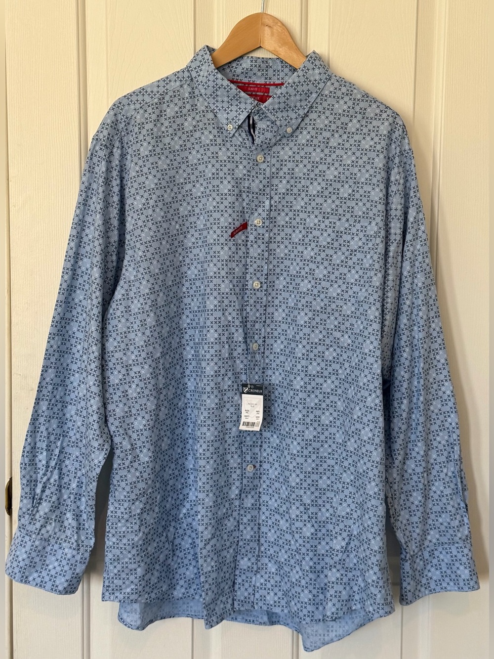 Daniel Cremieux Blue Geometric Button-Down Shirt